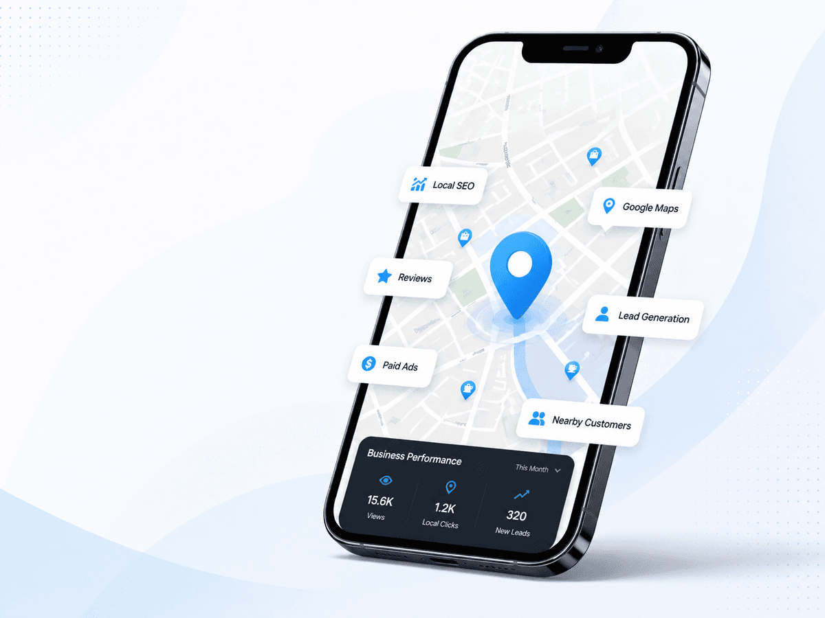 Home services contractor marketing on mobile — Google Ads and local SEO results for roofers, plumbers, and HVAC businesses in the Greater Toronto Area